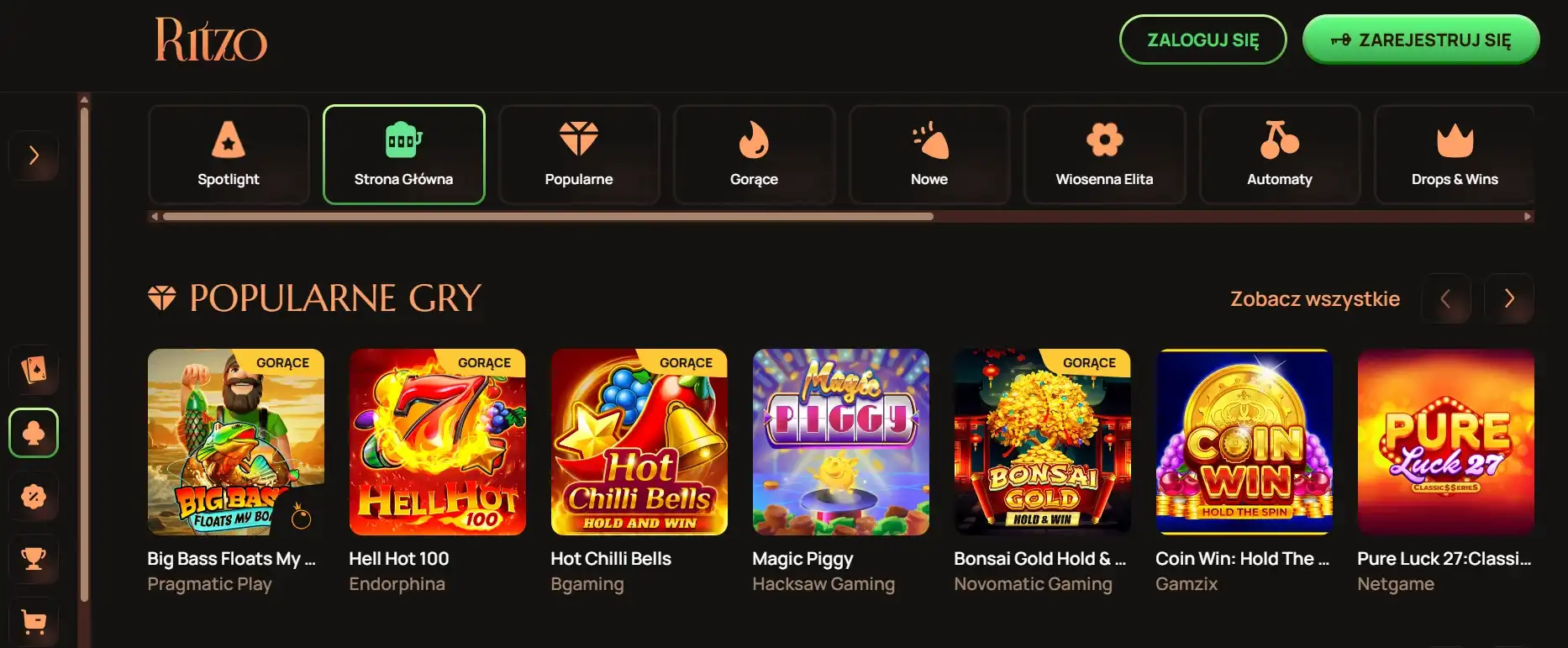 Ritzo Casino kasyno online